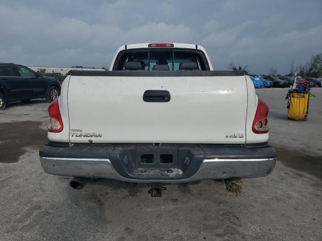 5TBRT34116S472712 - 2006 TOYOTA TUNDRA ACCESS CAB SR5 WHITE photo 6