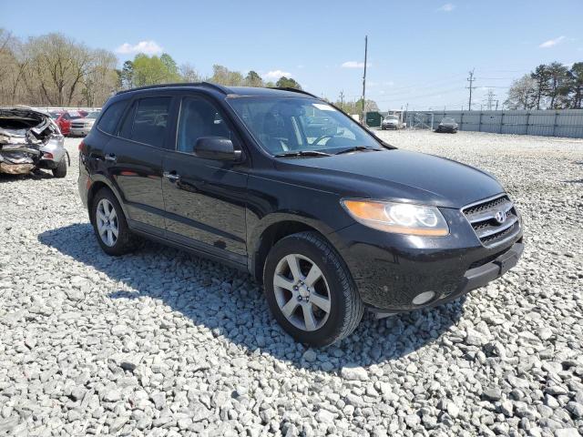 5NMSH13E88H142719 - 2008 HYUNDAI SANTA FE SE BLACK photo 4