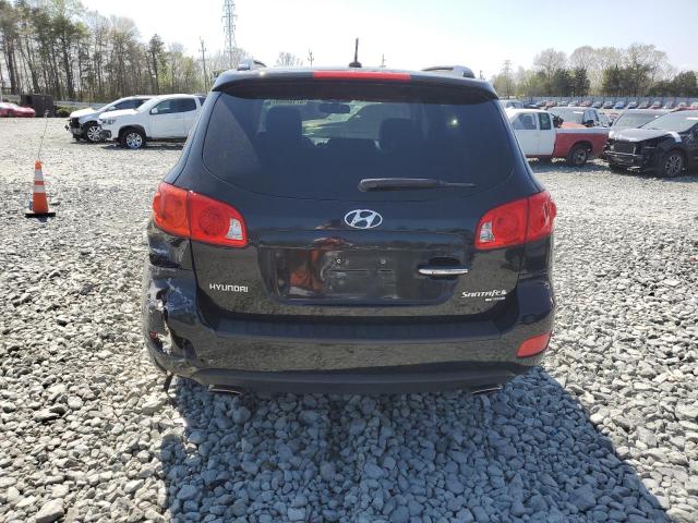 5NMSH13E88H142719 - 2008 HYUNDAI SANTA FE SE BLACK photo 6