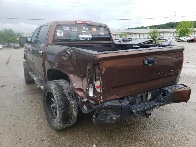 5TFGY5F15EX156859 - 2014 TOYOTA TUNDRA CREWMAX PLATINUM Braun Foto 3