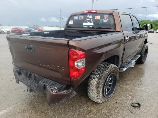 5TFGY5F15EX156859 - 2014 TOYOTA TUNDRA CREWMAX PLATINUM BROWN photo 4