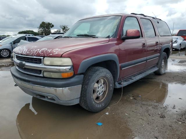 1GNEC16T01J316764 - 2001 CHEVROLET SUBURBAN C1500 RED photo 1