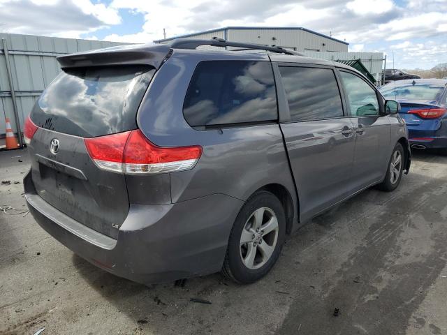 5TDKK3DCXBS175073 - 2011 TOYOTA SIENNA LE GRAY photo 3