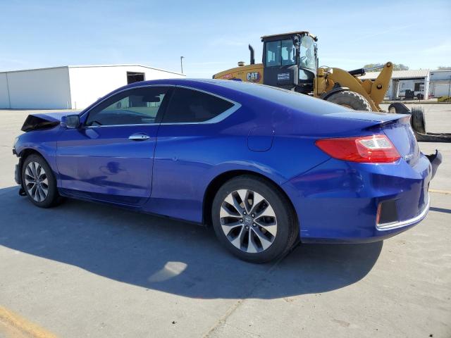 1HGCT1B89EA011563 - 2014 HONDA ACCORD EXL BLUE photo 2