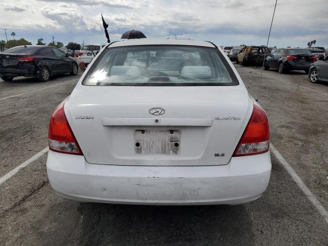 KMHDN45D73U524308 - 2003 HYUNDAI ELANTRA GLS WHITE photo 6