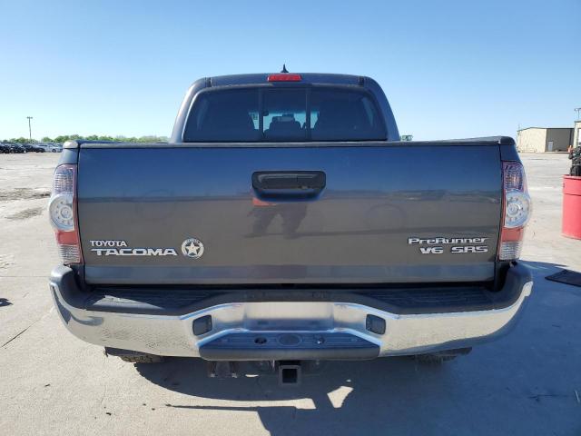 5TFJU4GN9FX090427 - 2015 TOYOTA TACOMA DOUBLE CAB PRERUNNER GRAY photo 6