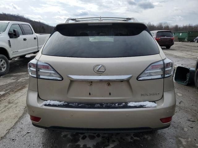 2T2BK1BA8CC130774 - 2012 LEXUS RX 350 TAN photo 6