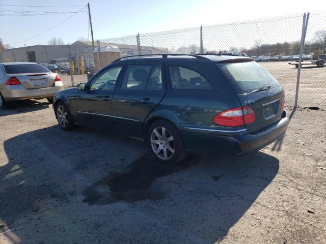 WDBUH87X88B337591 - 2008 MERCEDES-BENZ E 350 4MATIC WAGON GREEN photo 2