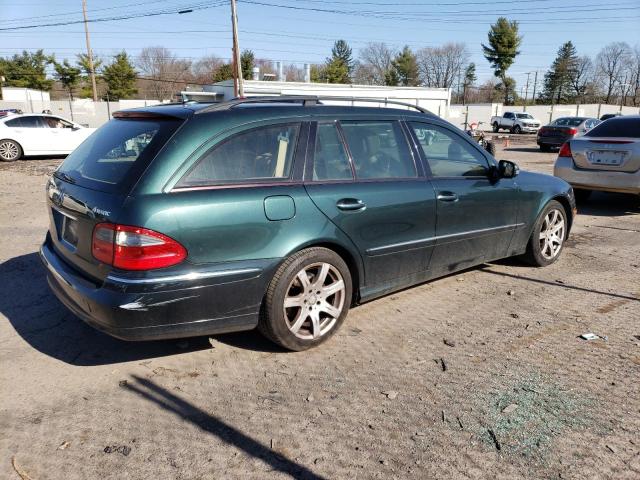 WDBUH87X88B337591 - 2008 MERCEDES-BENZ E 350 4MATIC WAGON GREEN photo 3