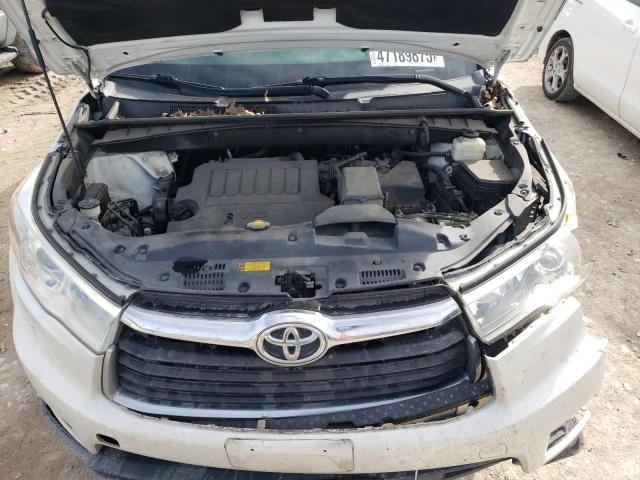 5TDKKRFH7ES033456 - 2014 TOYOTA HIGHLANDER XLE 白色 照片 12