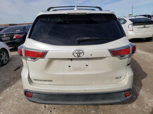 5TDKKRFH7ES033456 - 2014 TOYOTA HIGHLANDER XLE 白色 照片 6