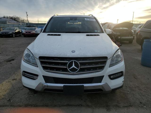 4JGDA5HB2FA528803 - 2015 MERCEDES-BENZ ML 350 4MATIC WHITE photo 5