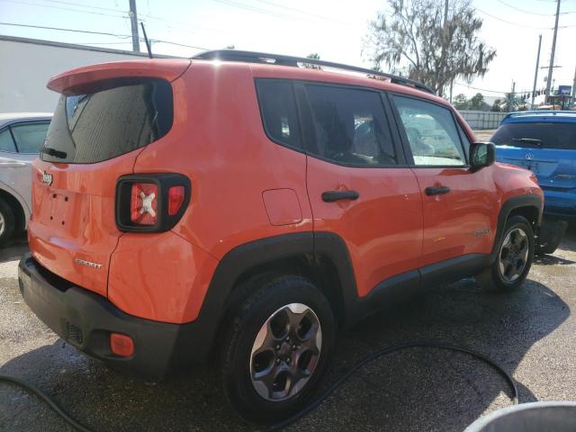 ZACCJAAB4HPE90206 - 2017 JEEP RENEGADE SPORT ORANGE photo 3