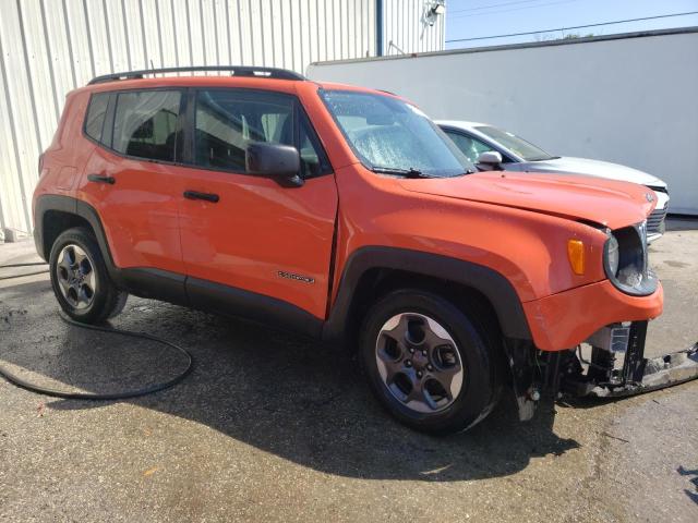 ZACCJAAB4HPE90206 - 2017 JEEP RENEGADE SPORT ORANGE photo 4