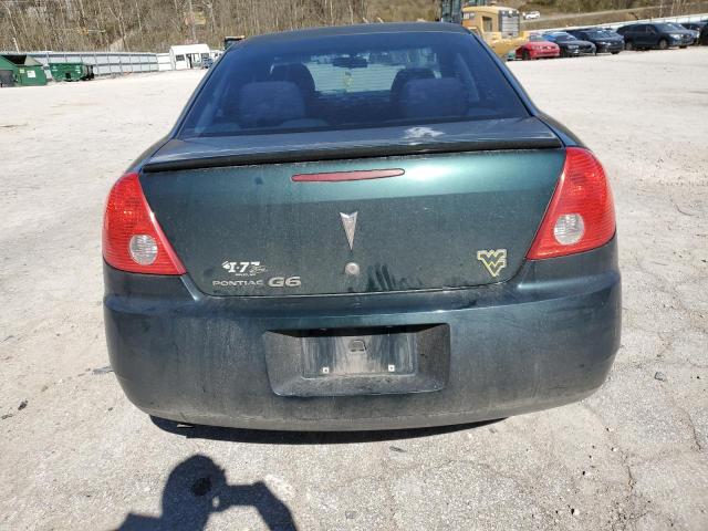 1G2ZF58B674269894 - 2007 PONTIAC G6 VALUE LEADER GREEN photo 6