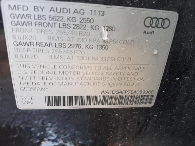 WA1DGAFP7EA059968 - 2014 AUDI Q5 PREMIUM PLUS BLUE photo 12