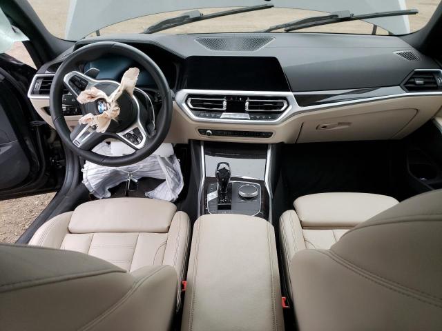 WBA5R7C08LFH51932 - 2020 BMW 330XI Siyah fotoğraf 8