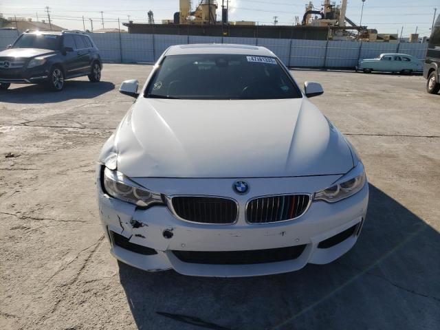 WBA4B1C55GG242872 - 2016 BMW 435 I GRAN COUPE WHITE photo 5