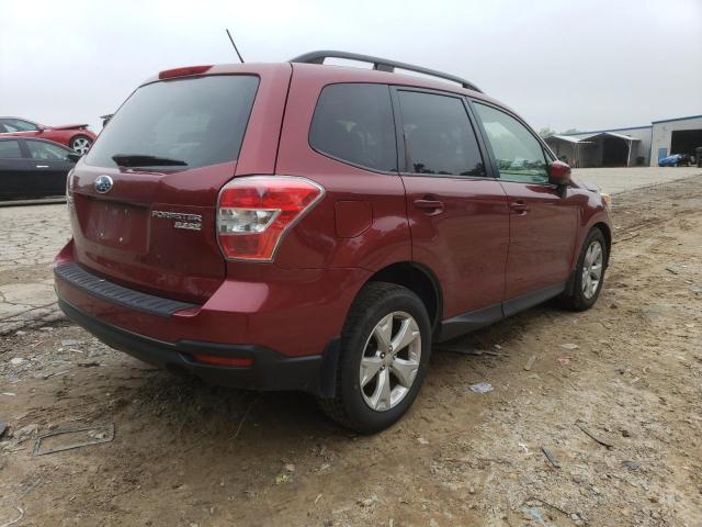 JF2SJADC6FH574534 - 2015 SUBARU FORESTER 2.5I PREMIUM MAROON photo 3