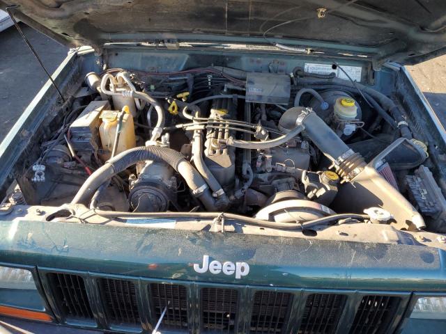 1J4FF58S1YL186387 - 2000 JEEP CHEROKEE CLASSIC GREEN photo 11