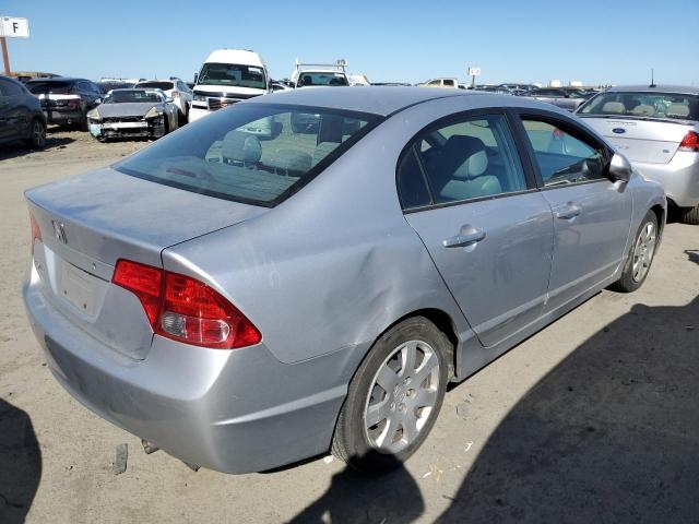 1HGFA16527L022477 - 2007 HONDA CIVIC LX SILVER photo 3