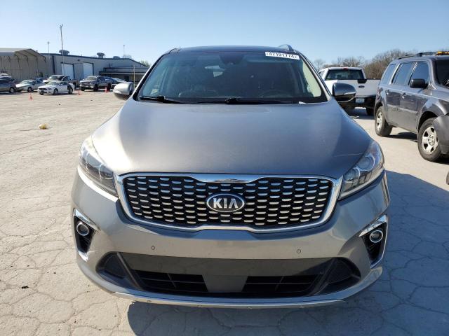 5XYPK4A59KG464704 - 2019 KIA SORENTO SX GRAY photo 5