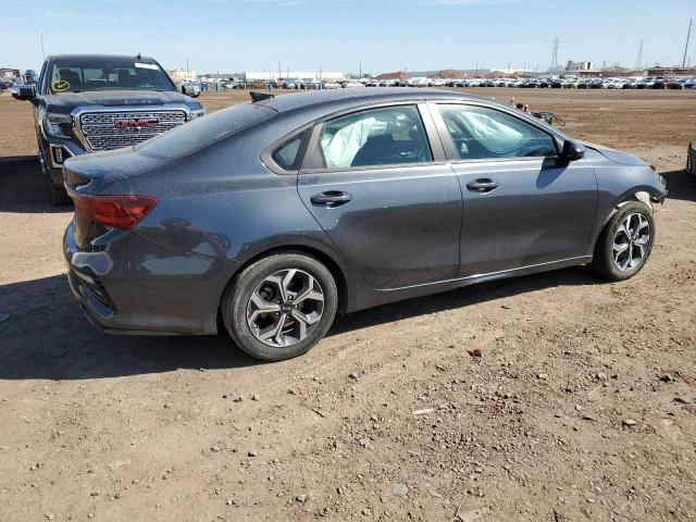 3KPF24AD9ME278891 - 2021 KIA FORTE FE GRAY photo 3