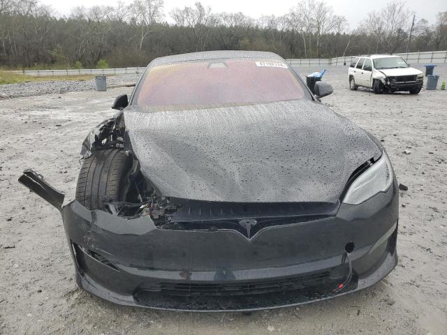 5YJSA1E51NF489131 - 2022 TESLA MODEL S BLACK photo 5