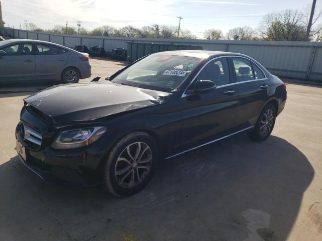 55SWF4KB6GU138733 - 2016 MERCEDES-BENZ C 300 4MATIC BLACK photo 1