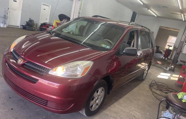 5TDZA23CX5S242546 - 2005 TOYOTA SIENNA CE RED photo 2