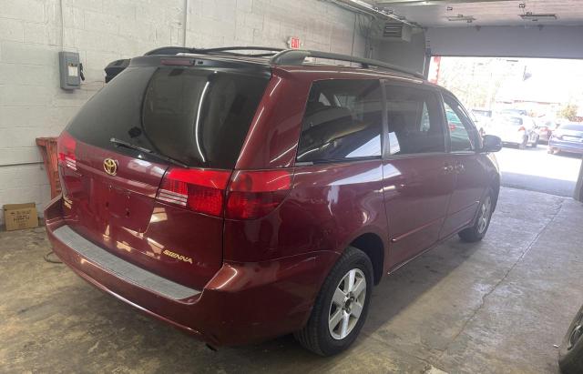 5TDZA23CX5S242546 - 2005 TOYOTA SIENNA CE RED photo 4