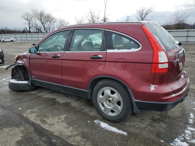 5J6RE4H32AL089708 - 2010 HONDA CR-V LX MAROON photo 2