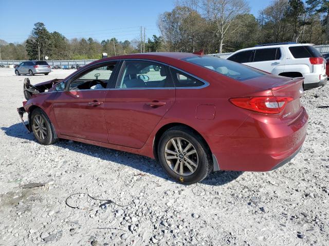 5NPE24AF5GH288928 - 2016 HYUNDAI SONATA SE RED photo 2