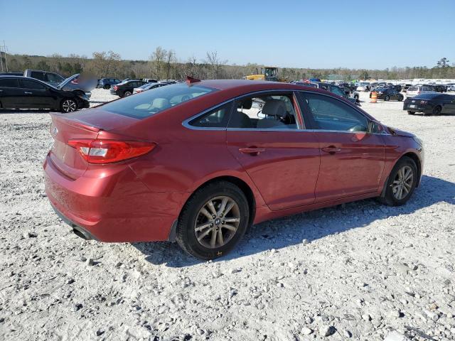 5NPE24AF5GH288928 - 2016 HYUNDAI SONATA SE RED photo 3