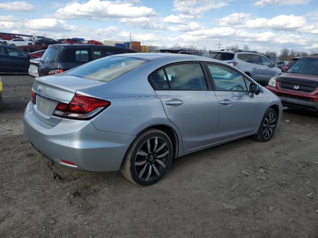 19XFB2F90FE069289 - 2015 HONDA CIVIC EXL ვერცხლისფერი ფოტო 3