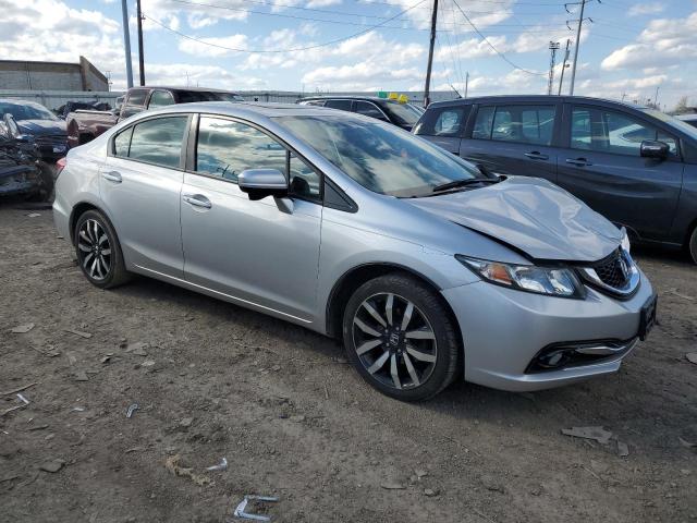 19XFB2F90FE069289 - 2015 HONDA CIVIC EXL ვერცხლისფერი ფოტო 4