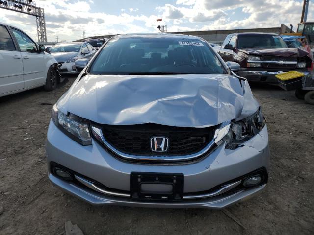 19XFB2F90FE069289 - 2015 HONDA CIVIC EXL ვერცხლისფერი ფოტო 5
