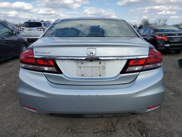 19XFB2F90FE069289 - 2015 HONDA CIVIC EXL ვერცხლისფერი ფოტო 6