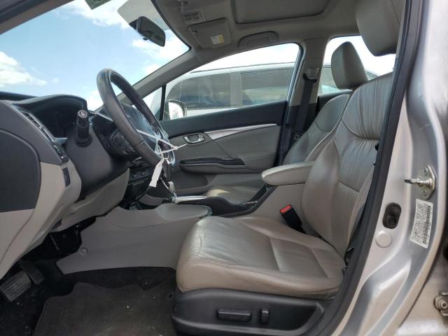19XFB2F90FE069289 - 2015 HONDA CIVIC EXL ვერცხლისფერი ფოტო 7