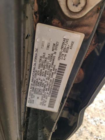 5TEGN92NX4Z350044 - 2004 TOYOTA TACOMA DOUBLE CAB PRERUNNER BLACK photo 12