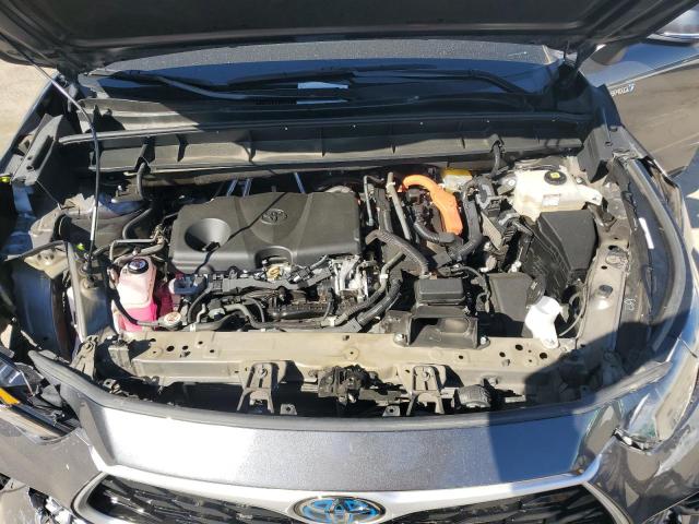 5TDBBRCH6LS507494 - 2020 TOYOTA HIGHLANDER HYBRID LE GRAY photo 12