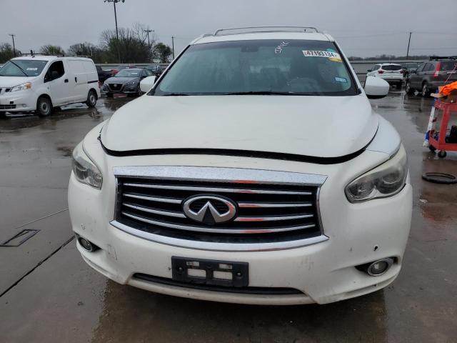 5N1AL0MN3EC524360 - 2014 INFINITI QX60 WHITE photo 5