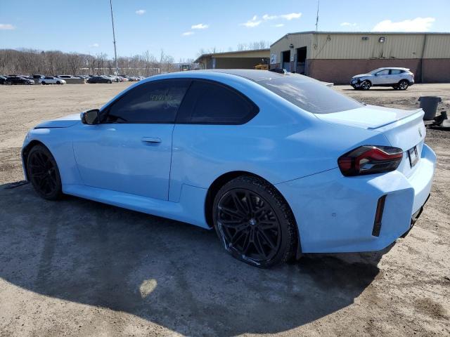 3MF13DM05R8E87175 - 2024 BMW M2 BLUE photo 2