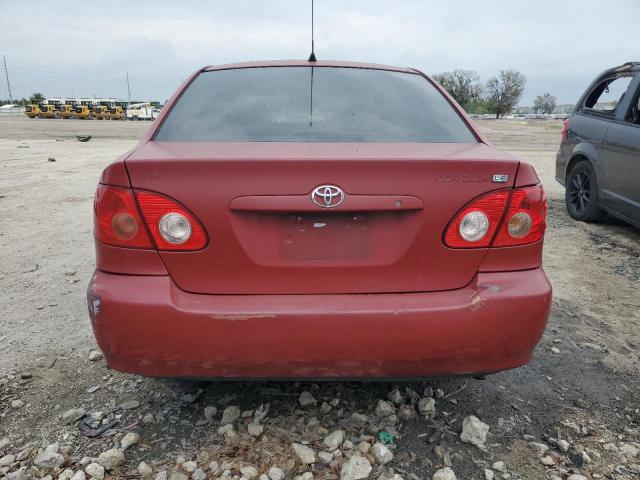 1NXBR30E87Z915740 - 2007 TOYOTA COROLLA CE RED photo 6