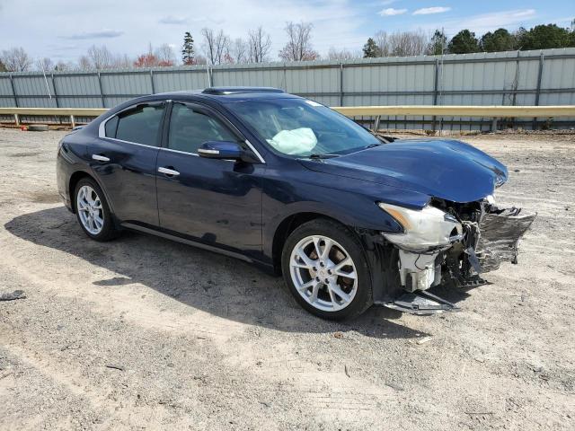 1N4AA5AP0DC845225 - 2013 NISSAN MAXIMA S BLUE photo 4