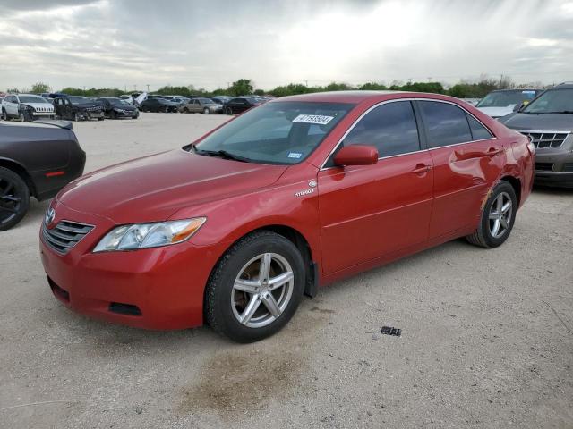 JTNBB46KX73011515 - 2007 TOYOTA CAMRY HYBRID RED photo 1