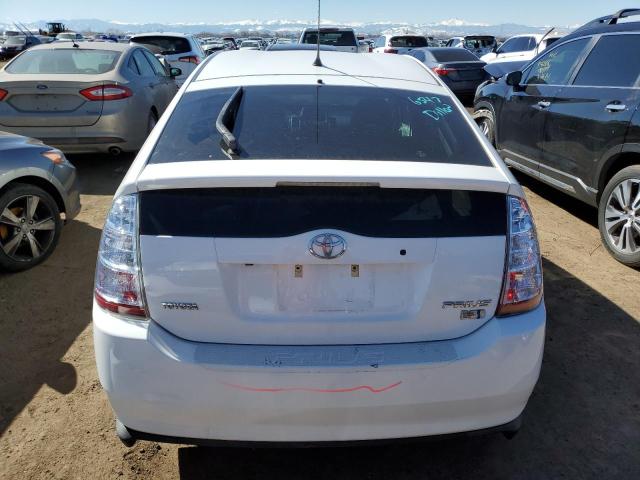 JTDKB20U087789514 - 2008 TOYOTA PRIUS WHITE photo 6