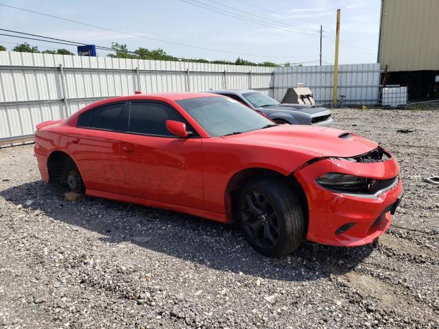 2C3CDXHG1KH630639 - 2019 DODGE CHARGER GT RED photo 4