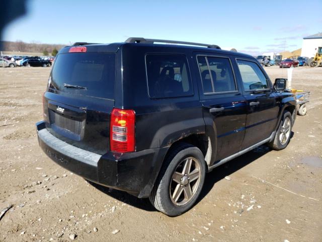 1J8FF28W77D395612 - 2007 JEEP PATRIOT SPORT BLACK photo 3