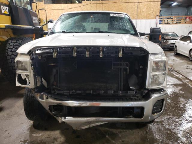 1FT7W2B62BEC70783 - 2011 FORD F250 SUPER DUTY WHITE photo 5